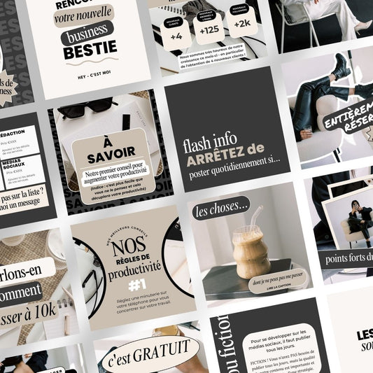 +200 Publications Instagram et Réseaux Sociaux