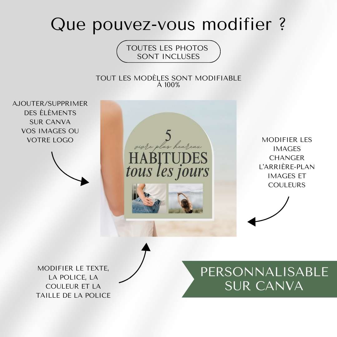 350 Templates Canva pour Instagram – Spécial Santé, Bien-être et Coaching