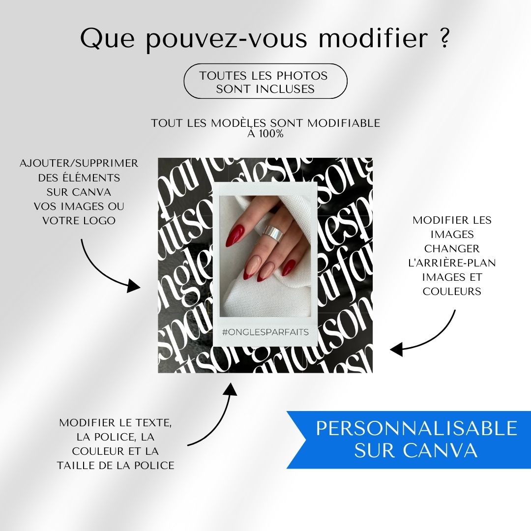 Mega Bundle Beauté : +950 Templates Instagram Ésthétique