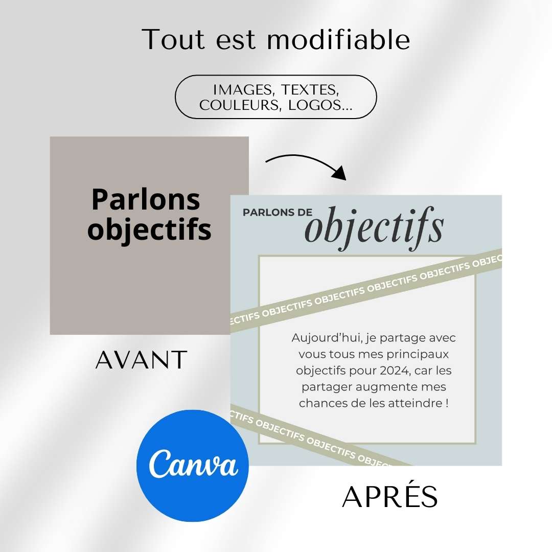 350 Templates Canva pour Instagram – Spécial Santé, Bien-être et Coaching