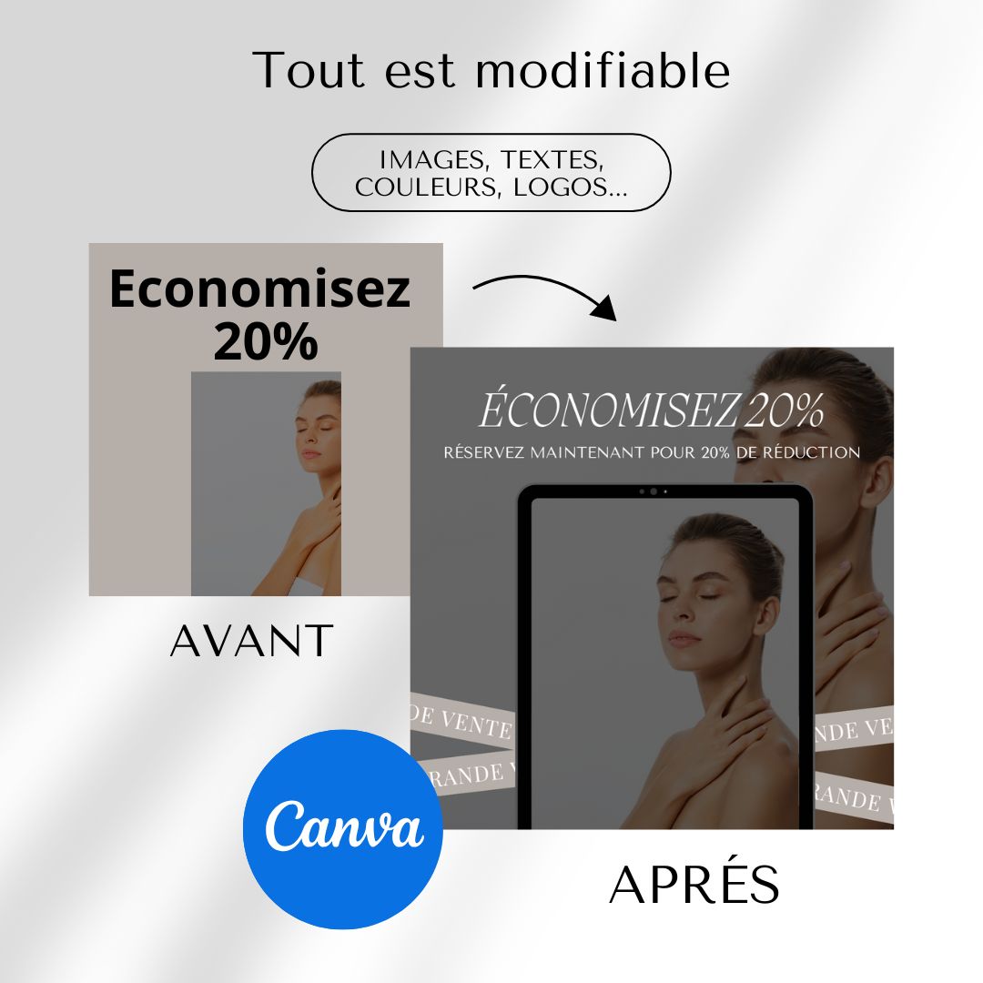Pack de Templates Instagram Spécial Botox | Médecine Esthétique & Injections