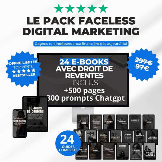 Pack Faceless Digital Marketing